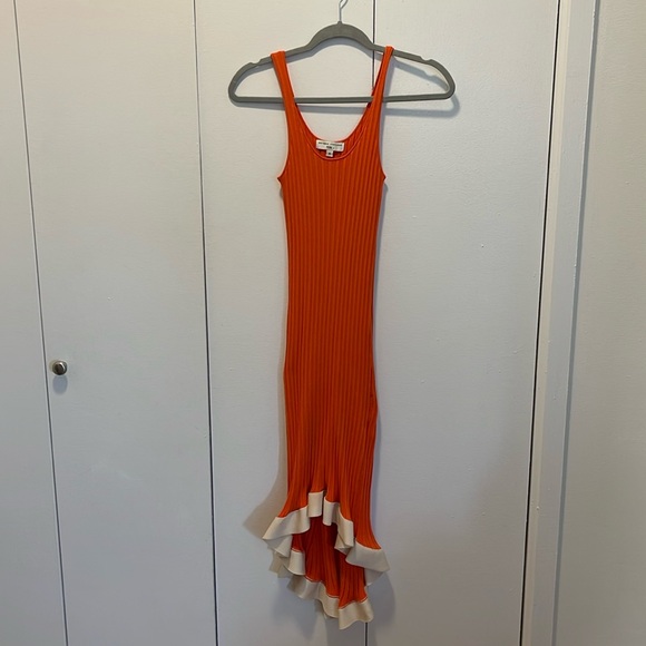 Long orange dress from Esteban cortazar - Picture 1 of 4